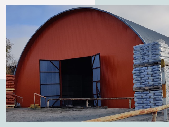 Полукруглые ангары по цене от 611 руб. в Печора