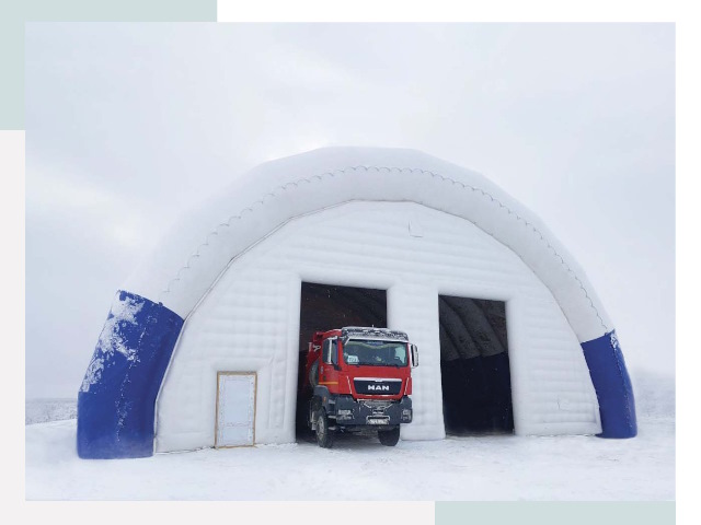 Мобильные ангары в Печоре