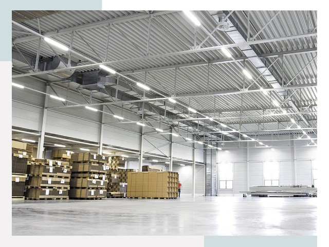 Освещение ангаров в Печоре