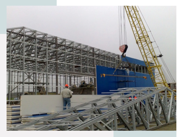 Монтаж ангаров в Печоре