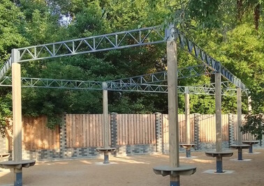 Терраса из металлоконструкций под ключ, проектирование, изготовление и монтаж от СтальСтрой-Пчр